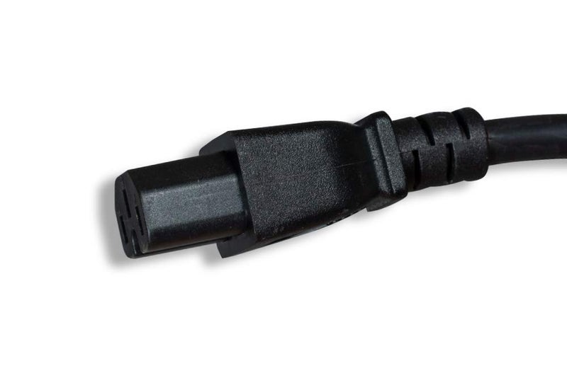 Cablelera North American Power Cord, NEMA 5-15P to IEC320 C15, 3', 14 AWG, 15A, 250V (ZWACPEAD-03) - Image 2